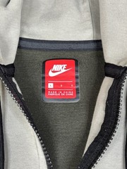 Nike Tech Fleece Windrunner Hoodie Mens Large Green Gray 885904-473