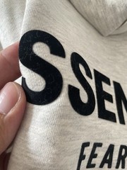 Fear of God Essentials Pullover Hoodie Sweater Light Oatmeal ‘Stretch Limo’ XL