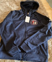 TEAM HOYT Archery NIKE Therma Fit Hoodie MEDIUM Blue Sweatshirt YES YOU CAN New
