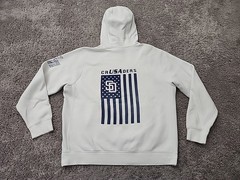 San Diego Crusaders Hoodie Mens L Pullover USA Flag Patriotic Nike Football