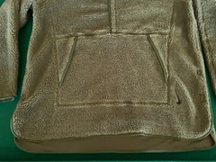 New! Mens NIKE YOGA SHERPA FLEECE PULLOVER LOOSE FIT 1/2 SNAP SWEATSHIRT GREEN