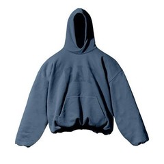 Yeezy Gap Engineered by Balenciaga Dove Hoodie Washed Blue Size MEDIUM