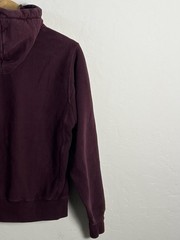 Vintage Champion Reverse Weave Burgundy Pullover Hoodie S Fleece Logo Pockets