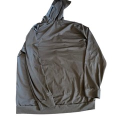 Barbell Mens Full Zip Performance Hoodie XXL Gray Athletic Gym Jacket sweater