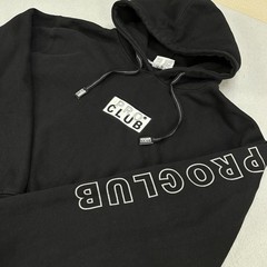 Pro Club Heavyweight Black Pullover Hoodie Hooded Sweatshirt Logo Men’s XL