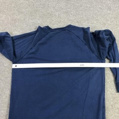 Peter Millar Sweatshirt Mens Large Blue Fleece Crewneck Pullover Stretch Logo
