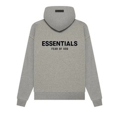NEW Fear of God Essentials Dark Oatmeal Gray Hoodie Size Extra Large Authentic✅