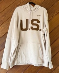 Nike Therma Fit Hoodie XXL USA Military Special Forces Tan Pullover