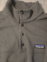 Patagonia Men Daily Snap-T Pullover Grey Large Tiger Global Corporate Swag VC