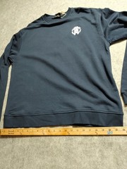 Roberto Cavalli Sweatshirt Mens 2XL Firenze Tiger Pullover NWT Blue