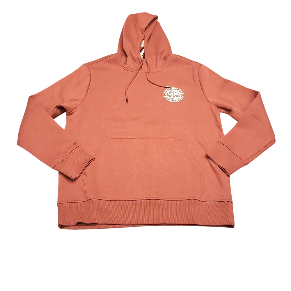 Hurley Mens Red Casual Long Sleeves Pullover Hoodie with Pockets Size Medium