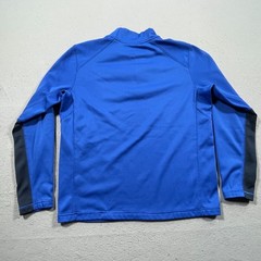 Nike Therma Fit Sweatshirt Men Large 1/4 Zip Training Top Blue Pullover Gym