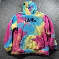 Mattel Barbie The Movie I Am Kenough Hoodie XXL Tie Dye Sherpa Fleece