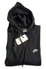 Nike Club Men’s Fleece Hoodie Pullover Hooded Jumper Black & Navy S-XXL Sizes