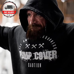 Mens Oversized Hoodie the Wrester Gym Workout Retro Menswear Quality Wear UK