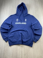 ENGLAND CRICKET 2019 WORLD CUP WINNERS Hoodie Navy Blue Pullover Size XL