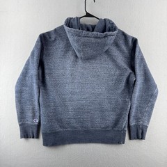 Champion Hoodie Mens Medium Gray Tri Blend Rayon Sweatshirt Retro Style New York