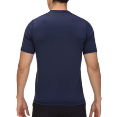Hurley Siro Mens Sun Swim Surf Tee UPF 50+ Rashguard Navy Blue size Medium