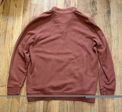 Croft & Barrow Men’s L Red/Burgundy Extra Soft Quarter-Zip Pullover Sweatshirt