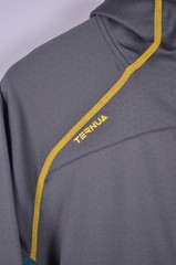 Mens Ternua Rager Grey Full Zip Hooded Stretch Jacket Hoodie Size XL Outdoor