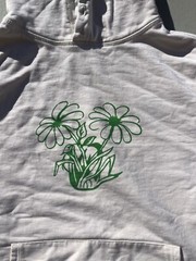 Men’s CHNGE Hoodie White Grow Learn S BOHO Hippie Spiritual Manifest Sustainable