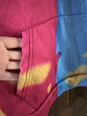 I Am Kenough Barbie Movie Hoodie Mattel Size L Pullover Tie Dye
