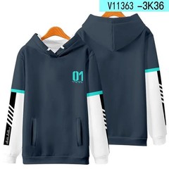 Kawaii Hatsune Miku Cartoon Anime Winter Hoodie 3D Printed Zipper Cardigan Hood