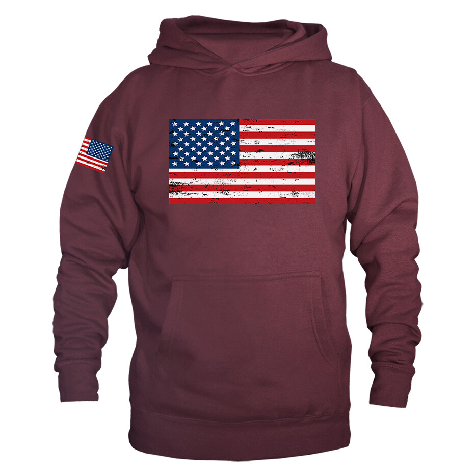 United States of America US Flag American Pride Patriotic Hoodie