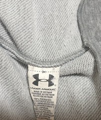 Under Armour Hoodie Mens Large Gray Fitted All Season Gear Zip Sports HEAVY