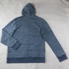 Surplus Hoodie Men 2XL Blue Full Zip Fleece Drawstring Hood Kangaroo Pockets