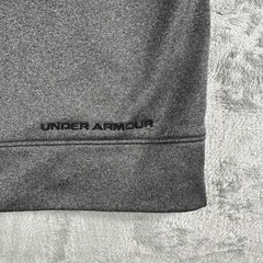 Under Armour Jacket Men M Gray Full Zip Hooded Sweatshirt Performance Sportswear