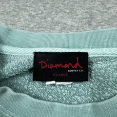 Diamond Supply Co Astro Boy Sweatshirt Mens Extra Large Teal Crewneck Pullover