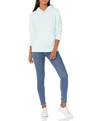 AMAZON ESSENTIALS REGULAR-FIT BRUSHED BACK FLEECE PULLOVER HOODIE – – AQUA BLUE
