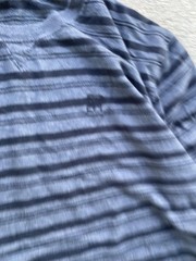 Zoo York Sweatshirt Mens L Gray Striped Lightweight Pullover Jersey Long Sleeve