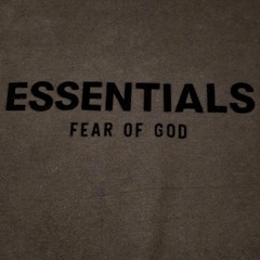 Fear of God Essentials Stretch Limo Black Mens Hoodie Size L Authenticated