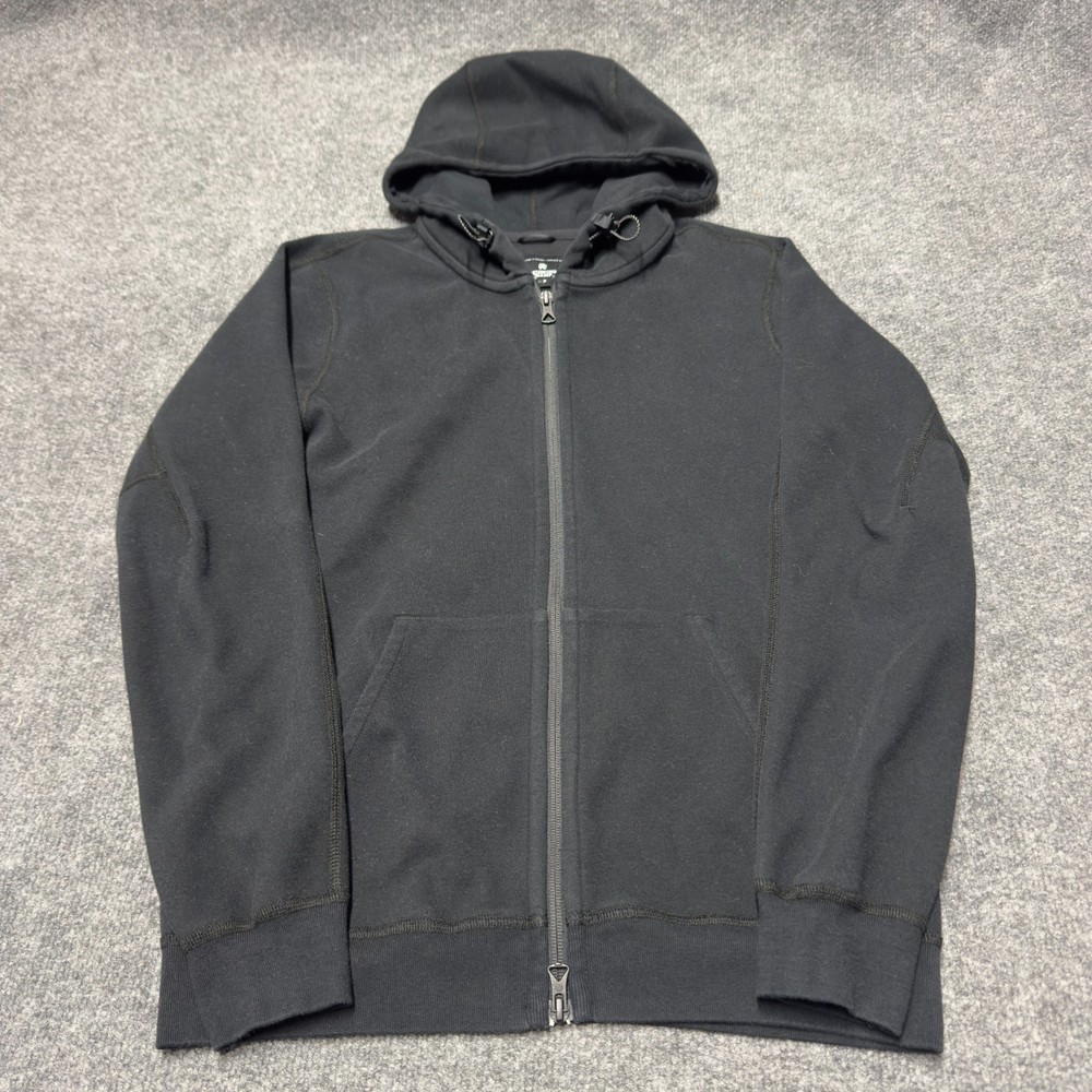 Reigning Champ 100% Cotton Full Zip Hoodie Bungee Drawstring Toggle Men Small