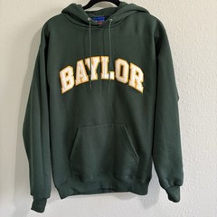 Baylor University Forest Green Pullover Champion Hoodie Classic Adult Size M