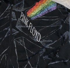 Pink Floyd Hoodie Large Rock Group Band Merch Graphic Zipper See Description