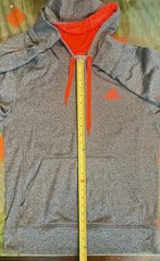 Adidas The Go To Hoodie SweatShirt Medium ClimaWarm Hooded Fleece Mens Polyester