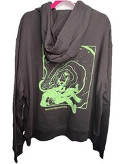 Mode of One MEN’S Jet Gray Destination Nowhere Hoodie Fleece Wall Sz. M NWT