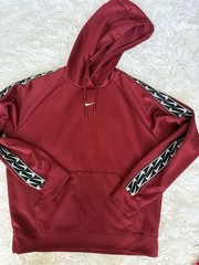 Nike Adult S Deep Red Side Design Hoodie. Great Shape & Quality
