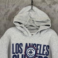Courtside Supply Los Angeles Clippers NBA Basketball Hoodie Gray Mens XL
