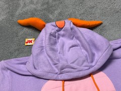 NEW Disney Parks Figment Hoodie Adult Extra Large Purple Epcot Cosplay Pullover