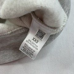 Fear of God Essentials Hoodie Light Heather Grey Back Logo XXS Streetwear Fleece