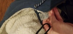 Small Hurley Men’s Long Sleeve Half Zip Sherpa Anorak Hoodie