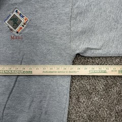 SGT Leisure Maui Embroidered Collared Sweatshirt Men’s Size XXL Gray USA Made