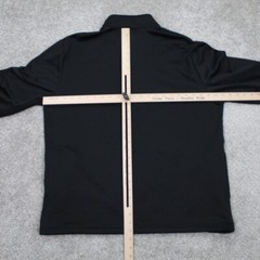 Callaway Sweatshirt Mens XL Black 1/4 Zip 100% Polyester Long Sleeve Pullover