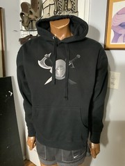Ubisoft Assassins Creed Video Game Black Fleece Graphic Pullover Promo Hoodie
