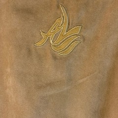 Al Wissam Suede Hoodie Mustard Yellow Embroidered Logo Streetwear Pullover 3XL