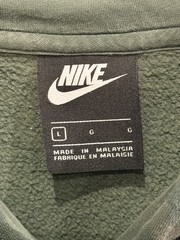 Nike Men’s Green Camo Pullover Hoodie Fleece w/ Pockets Drawstring Size L